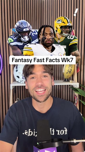 The fantasy football stats to know before week 7! #fantasyfootball #jaylenwarren #tuckerkraft #pittsburghsteelers