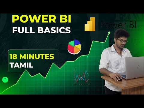 Power BI Full Basics in Tamil | Install to Charts | Bar Chart, Pie Chart, Treemap | Error2Win