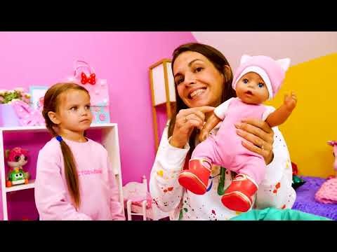 Dress-Up Game with Baby Doll! Let's Get Dressed and Go Outside — Doll Play