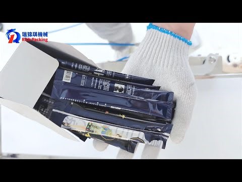 Powder Stick Packing Machine + Horizontal Cartoner Line | Pharmaceutical Nutraceutical Production