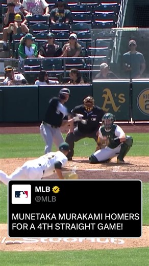 Munetaka Murakami joins EXCLUSIVE company after hitting homers in 4 straight games 🤩