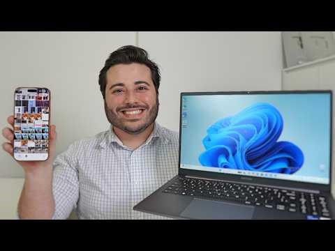 (2026) Como Transferir Fotos e Vídeos do iPhone pro PC - Windows 11!