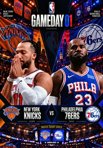 Knicks vs 76ers Live: Madison Square Garden NBA Regular Season Game Day