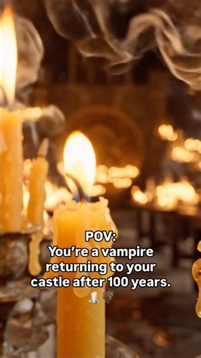 POV: You’re a Vampire Returning to Your Castle After 100 Years 🕯️🦇