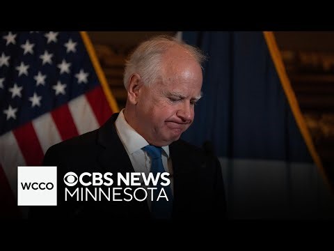 Walz says he has no intention of resigning, attacks Trump while speaking on ending reelection bid