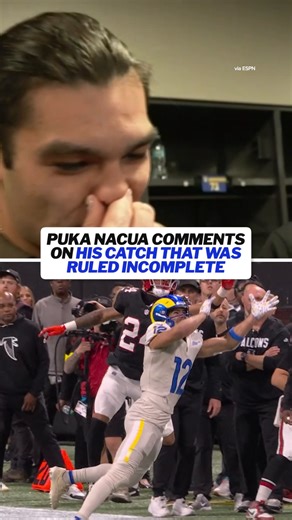 Puka Nacua on his catch that was ruled incomplete on the Rams final drive | NFL on CBS