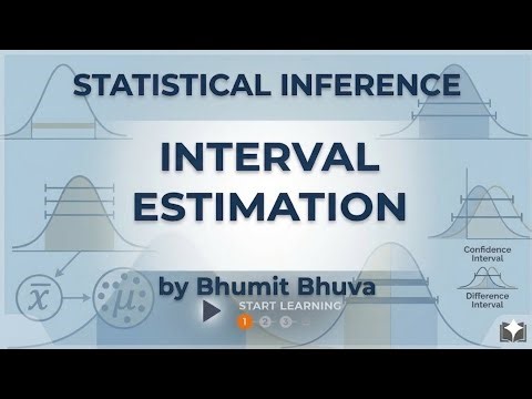 Interval Estimation/ Confidence intervals #statistics #maths