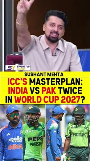 ICC'S MASTERPLAN: INDIA VS PAK TWICE IN WORLD CUP 2027? #icc #indvspak #worldcup #viratkohli #babar
