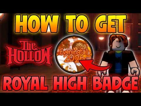 How To Get ROYALE HIGH BADGE & TICKETS FAST in THE HOLLOW Roblox! (FULL GUIDE)