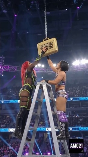 WWE women's fight in money in the bank ring #wwe #wrestling #sports #viral #like