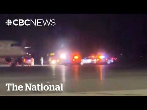 Man gets into plane’s wheel well at Vancouver airport