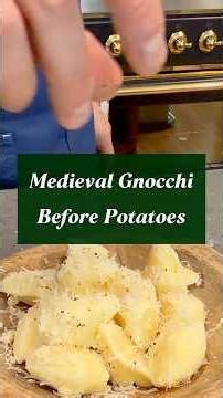 700 year old Gnocchi Recipe with Cheese