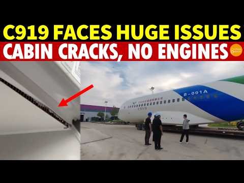 C919 Hits Big Trouble! Many Planes Assembled, But Stranded on Runway, No Engines to Fly!