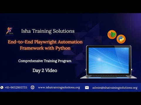 Playwright with Python Day 2 on 26th December 2025. Pls call/WhatsApp us +91-9052903733 to enroll