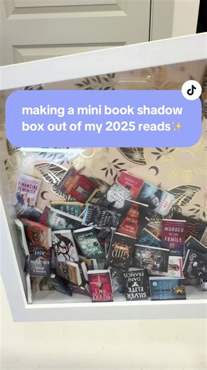 Creative Mini Book Shadow Boxes for Girls Night