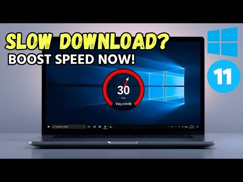 Fix Slow Download Speeds in Windows 11 | Boost Internet Speed Fast (2025)