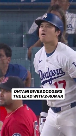 Shohei Ohtani gives the Dodgers their first lead of the night! #shoheiohtani #Dodgers #MLB #baseball