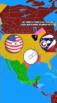 A new country Velzo 🏳️ Friend of USA 🇺🇸 and Ohio 😨💀 #countryballs #viralshorts #shorts