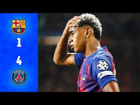 HIGHLIGHTS | FC BARCELONA 1 vs 4 PSG | 🔵🔴