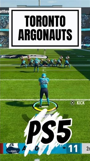 Toronto Argonauts on PS5! #maximumfootball #torontoargonauts #argos #ps5gameplay #punter