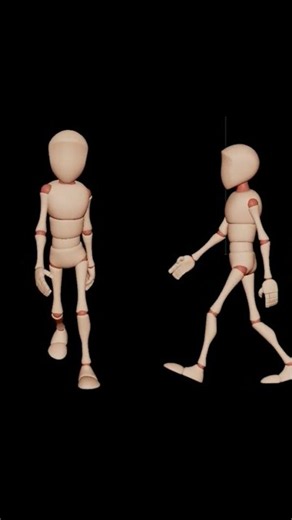 3D Character Walk Cycle #Autodesk Maya