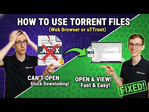 How to Use TORRENT Files (qBittorrent or uTorrent)