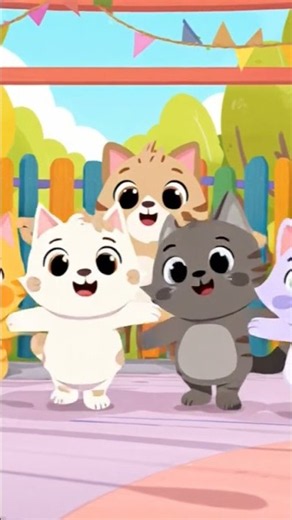 cat and friends dencing