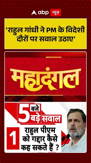 Rahul Gandhi ON PM Modi | 'राहुल गांधी ने PM के विदेशी दौरों पर सवाल उठाए' #pmvisit #rahulgandhi