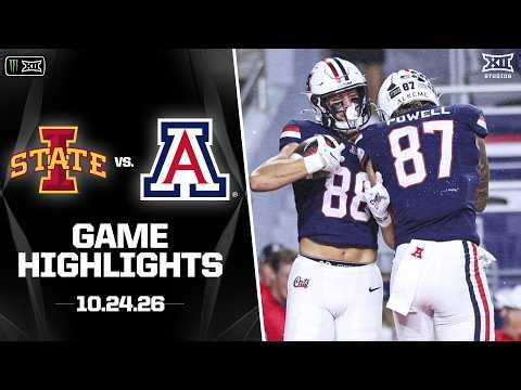 Iowa State vs. #25 Arizona Highlights | 2026 Monster Energy Big 12 Football
