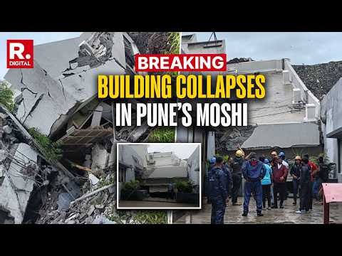BREAKING: Building Collapses Near Pune After Garbage Mound Cave-In | Rescue Operation Underway