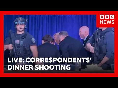 LIVE: White House correspondents' dinner shooting | BBC News