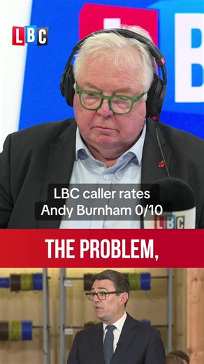 How would you rate Andy Burnham's first 100 days as PM? Caller Debbie explains why on a scale from 1 to 10, she gives him a 0. #lbc #nickferrari #ukpolitics #uknews #burnham