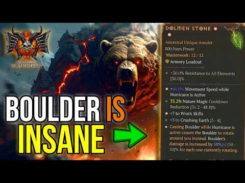Diablo 4 This BOULDER BUILD Does EVERYTHING SEASON 12 (Boulder Is Insane)