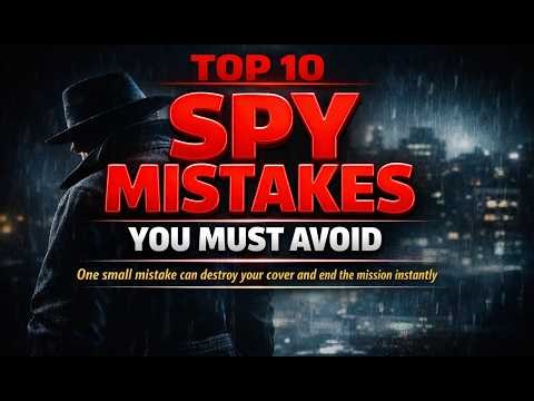 Why Spies Get Caught | 10 Psychological Mistakes That Destroy Operatives