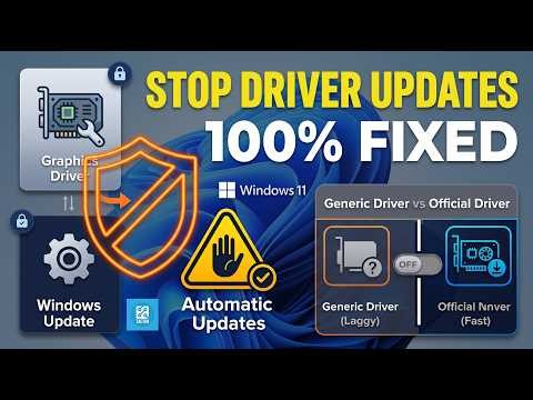 How to Stop Windows 11 from Automatically Updating Background Drivers (2026)