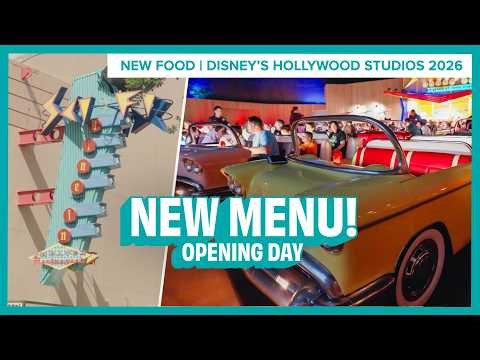 We Tried the NEW Sci-Fi Dine-In Menu on Opening Day at Disney's Hollywood Studios!