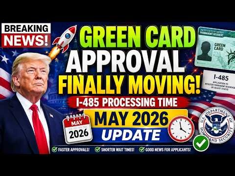 🚀 Green Card Approval Finally Moving! I 485 Processing Time May 2026 Update 1080p caption