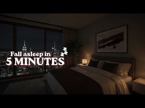 4 Hours Rain Sounds for Sleep 🌙 Cozy Bedroom by the Window | Deep Sleep & Relaxation