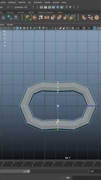How I Created a Realistic 3D Chain Link in Autodesk Maya 🔥 #Shorts | Hard Surface Modeling
