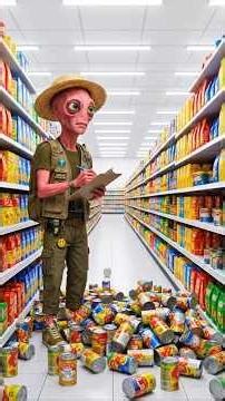 What Happens When An Alien Walks Into A Supermarket For The First Time?