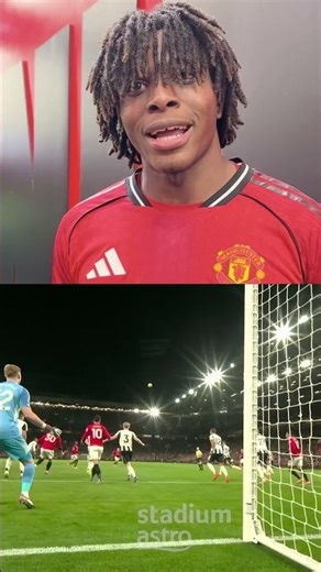 Patrick Dorgu reacts to his winning goal vs Newcastle!