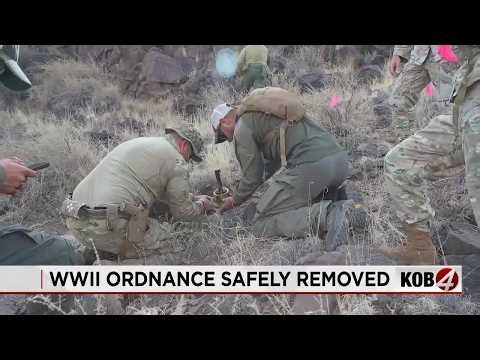 Explosive experts clear WWII-era practice bomb near protected eagle nest