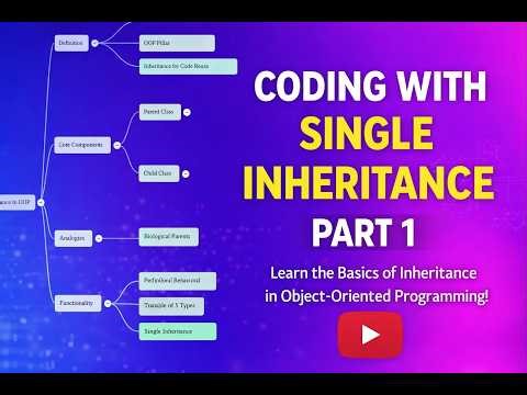 👉 Coding with Single Inheritance in Java | Part 1 🔥 | OOP Concepts Made Easy
