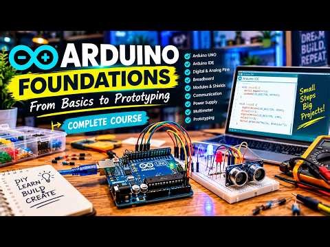 Arduino COMPLETE Course 2026 – Learn Arduino from ZERO to Real Prototypes! 🔥