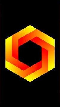 3D Polygon Shape Design in CorelDraw 2026 🔥 #shorts