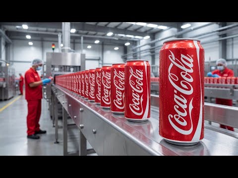 How Coca-Cola Is Made In Factory | inside a modern coca cola teen pack factory (Full Process)