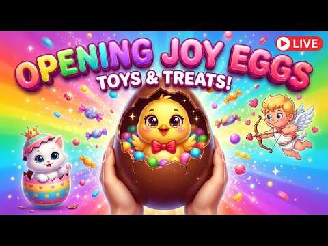 🥚 LIVE Surprise Egg Explosion! Toys & Candy ASMR Unboxing Marathon 🍭