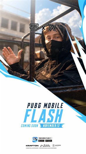 🪂PUBG MOBILE FLASH arrives November 13! The Original PUBG MOBILE, Now in a FLASH. Find your WAY back to the battleground with @Alan Walker 🎵 Pre-register now on Google Play and the App Store: https://pubggo.go.link/pre-register #PUBGMOBILE #PUBGMxAW #PUBGMFLASH #PUBGMOBILEFLASH #NEWAPP
