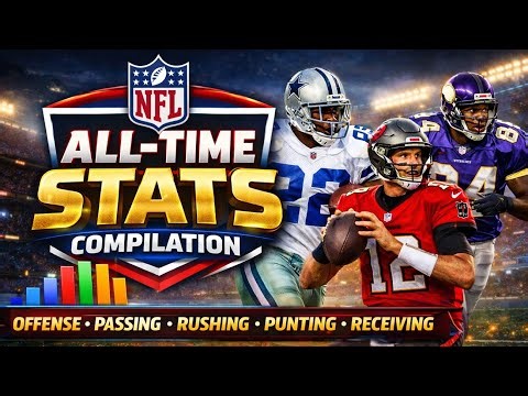 🔴 LIVE: NFL All-Time Stats Compilation