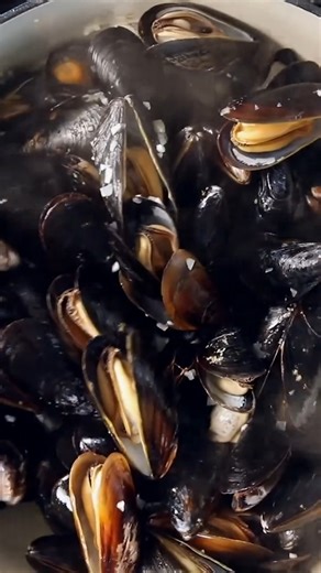 Steamed mussels are surprisingly easy to make at home! With garlic, shallots, white wine, and parsley, this 20-minute recipe delivers classic bistro flavors and plump, tender mussels. Grab a baguette to soak up the savory, garlicky sauce—pure heaven! Recipe 👉 https://www.healthyseasonalrecipes.com/simple-steamed-mussels-with-garlic/ | Healthy Seasonal Recipes